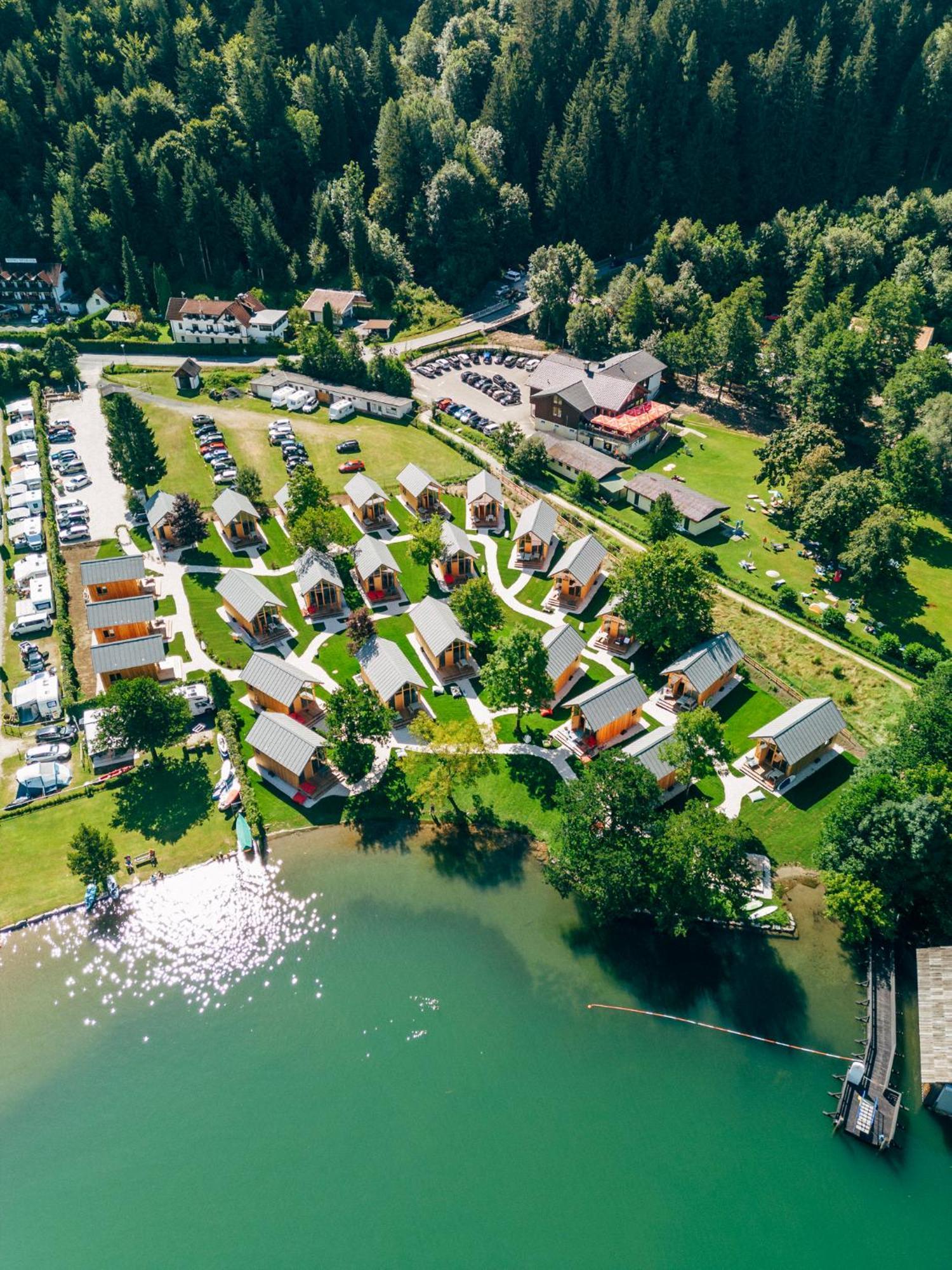 Eco Lodges Millstaetter See Döbriach Exteriör bild