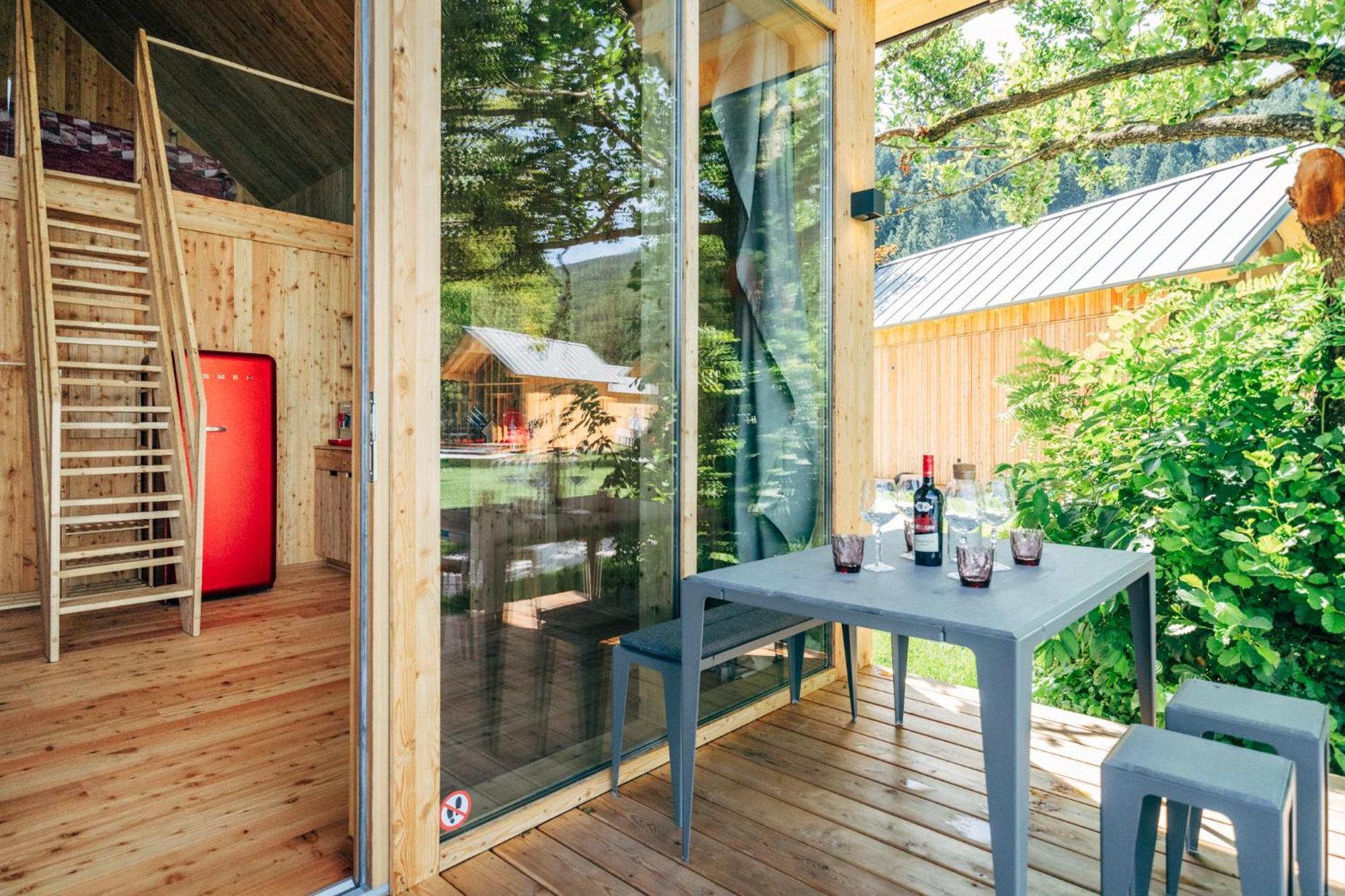 Eco Lodges Millstaetter See Döbriach Exteriör bild